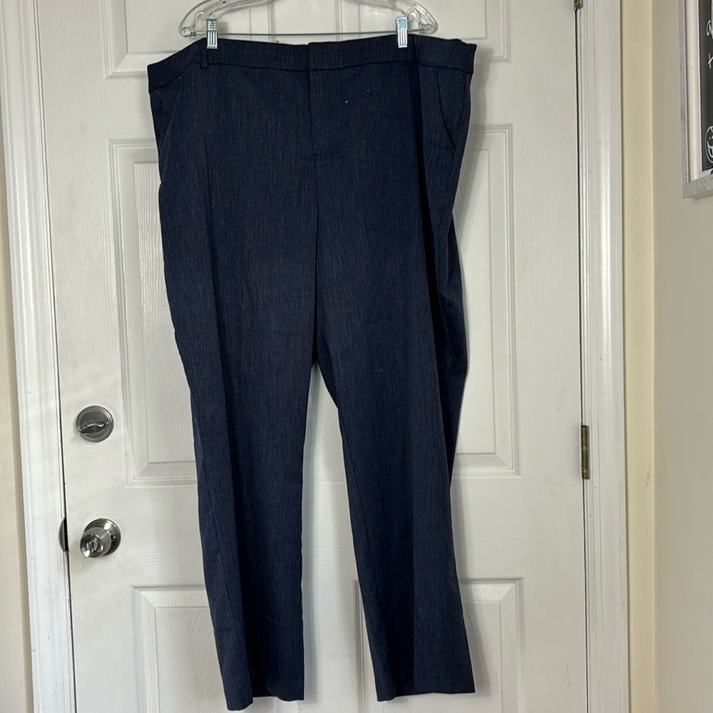 NEW NWT NINE WEST barely boot mid rise dress pants plus size 26W Boot cut sculpt